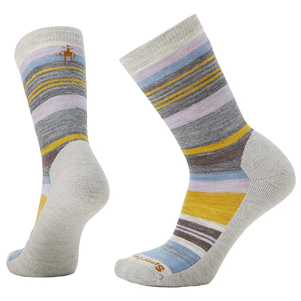 Women’s crew lifestyle socks featuring lightweight merino wool construction, breathable everyday comfort, and celestial-inspired Joviansphere styling for casual wear