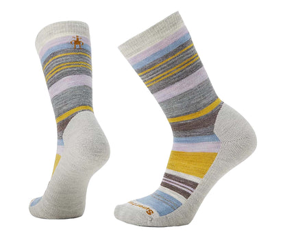 Women’s crew lifestyle socks featuring lightweight merino wool construction, breathable everyday comfort, and celestial-inspired Joviansphere styling for casual wear