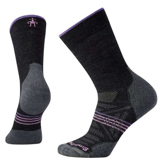 Smartwool Women's PhD Outdoor Light Crew Socks - Charcoal