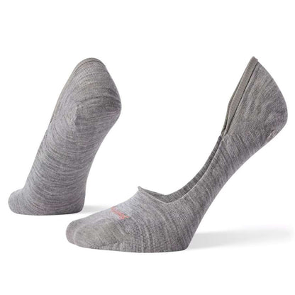 Smartwool Women's Secret Sleuth No Show Socks 2 Pack (Light Gray)