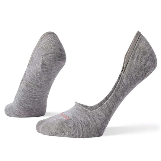 Smartwool Women's Secret Sleuth No Show Socks 2 Pack (Light Gray)