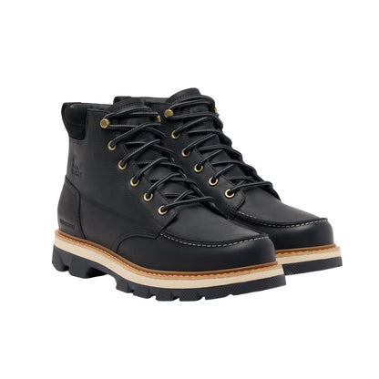 Sorel Men's Lark-47 Moc Toe Wp -  Black/Bleached Ceramic