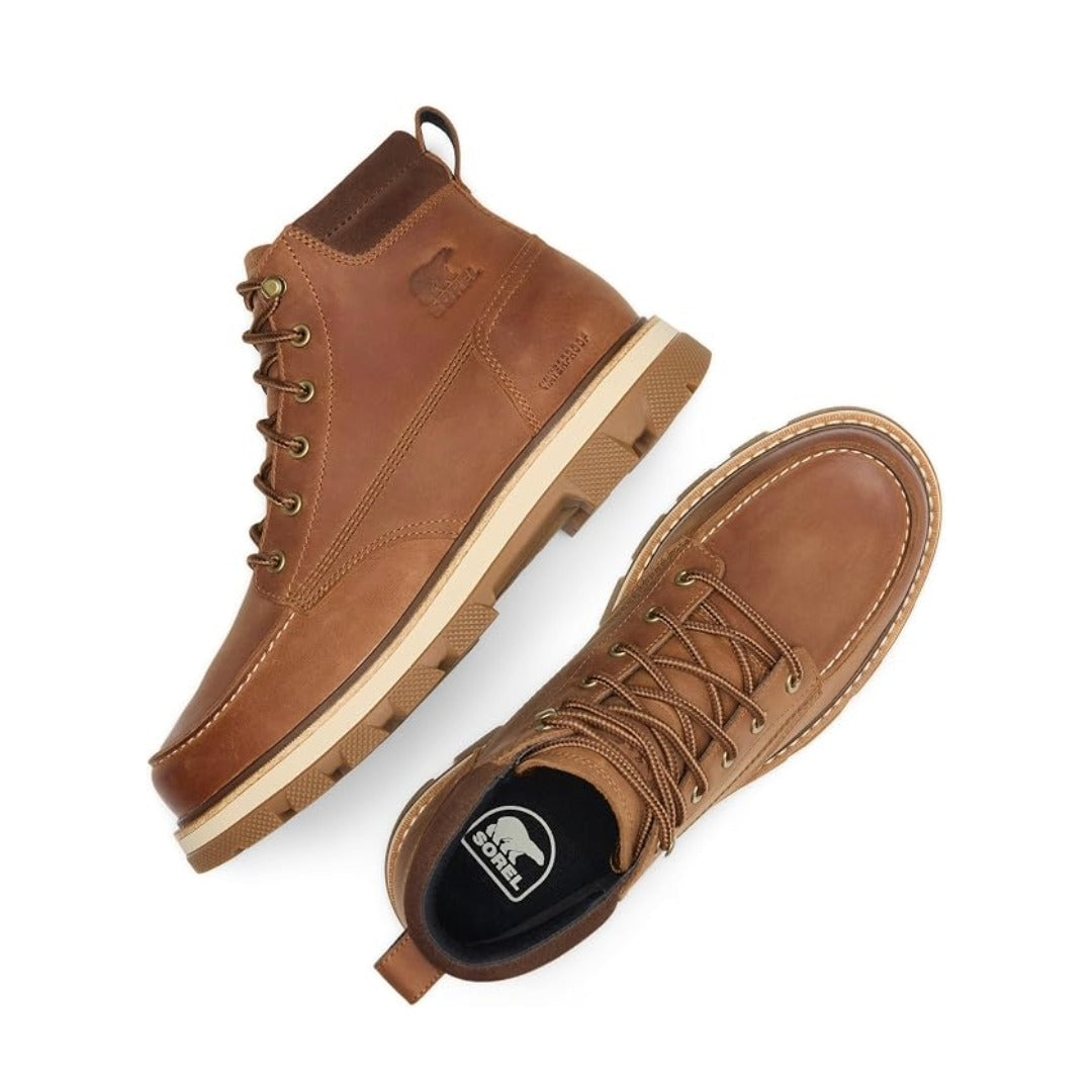 Sorel Men's Lark-47 Moc Toe Wp -  Velvet Tan/Tobacco