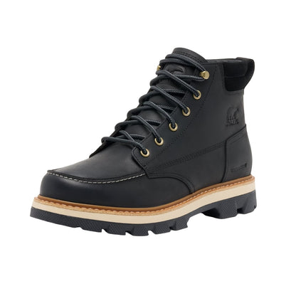 Sorel Men's Lark-47 Moc Toe Wp -  Black/Bleached Ceramic