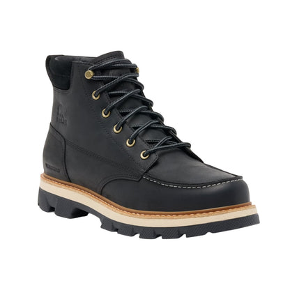 Sorel Men's Lark-47 Moc Toe Wp -  Black/Bleached Ceramic