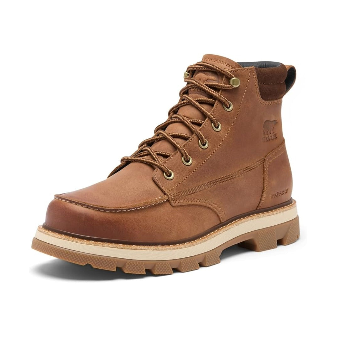 Sorel Men's Lark-47 Moc Toe Wp -  Velvet Tan/Tobacco