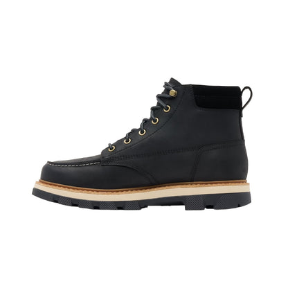 Sorel Men's Lark-47 Moc Toe Wp -  Black/Bleached Ceramic