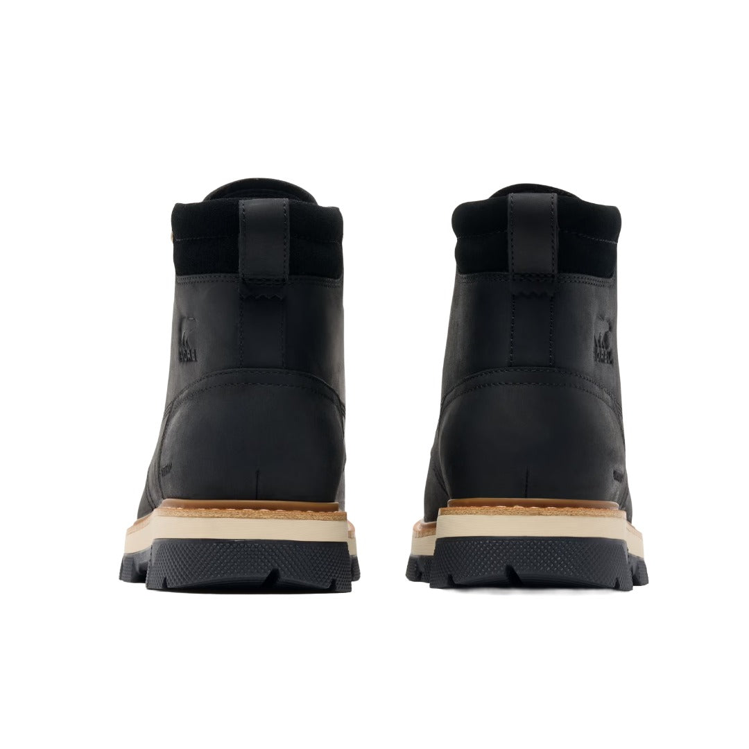 Sorel Men's Lark-47 Moc Toe Wp -  Black/Bleached Ceramic