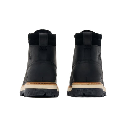 Sorel Men's Lark-47 Moc Toe Wp -  Black/Bleached Ceramic