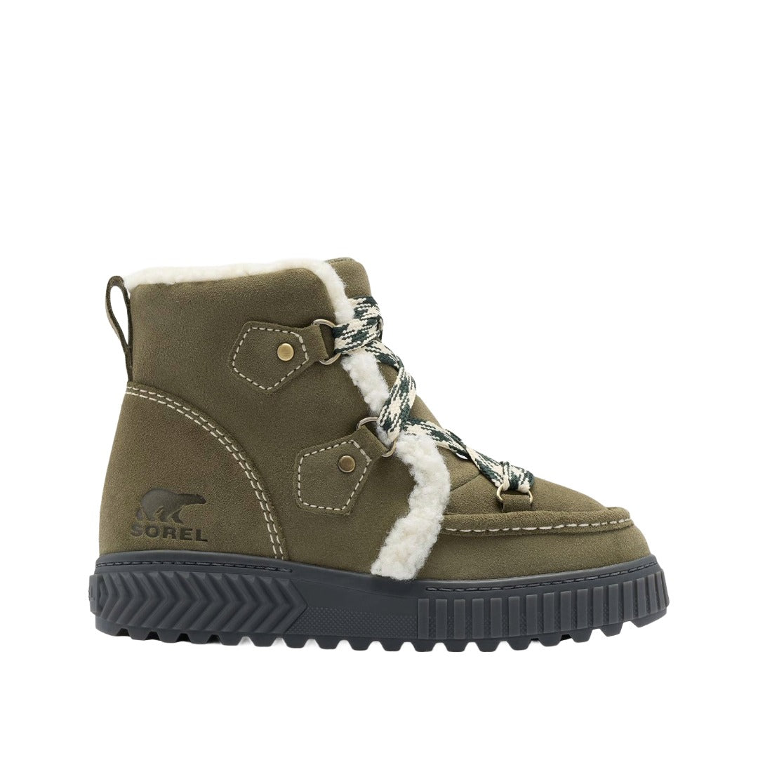 Sorel Women's Ona Ave Alpine Plus WP Boots - Stone Green, Gum 18