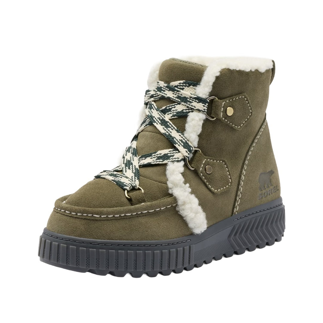 Sorel Women's Ona Ave Alpine Plus WP Boots - Stone Green, Gum 18