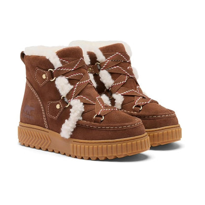 Sorel Women's Ona Ave Alpine Plus WP Boots - Dark Auburn, Gum 2