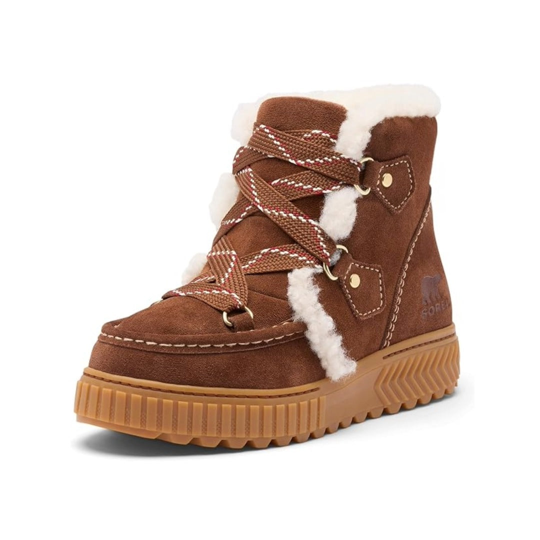 Sorel Women's Ona Ave Alpine Plus WP Boots - Dark Auburn, Gum 2