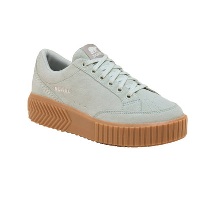 SOREL WOMEN'S ONA AVE LOW SNEAKER - Cool Green, Gum 2