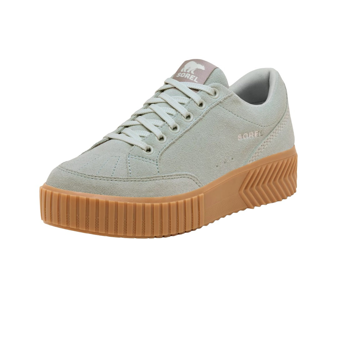 SOREL WOMEN'S ONA AVE LOW SNEAKER - Cool Green, Gum 2