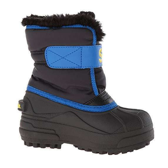 Sorel Toddler Commander-K Snow Boot (Black/Super Blue)