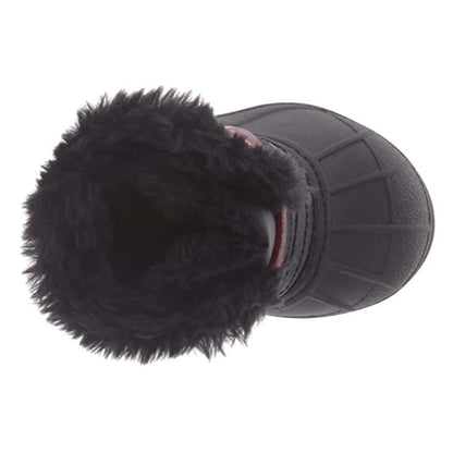 Sorel Toddler Commander-K Snow Boot (Dark Grey/Bright Red)