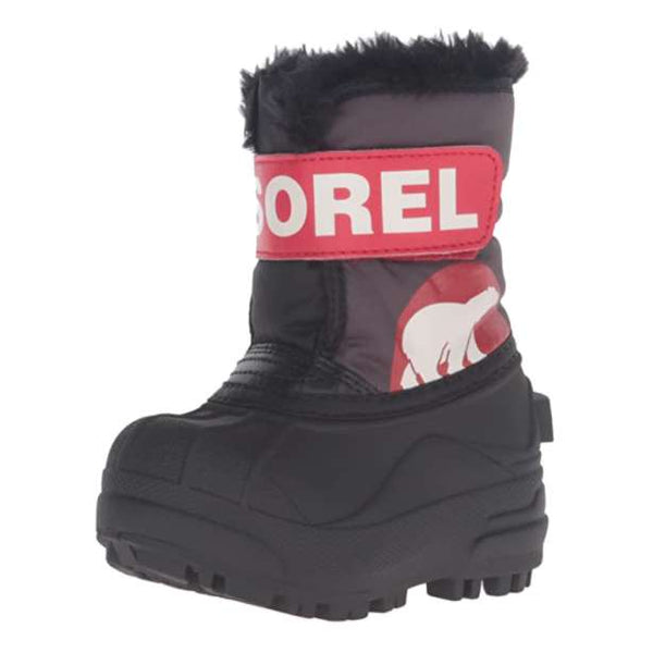 Sorel Toddler Commander-K Snow Boot (Black/Super Blue)