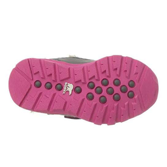 Sorel Toddler Whitney Strap Snow Boot (Quarry/Ultra Pink)