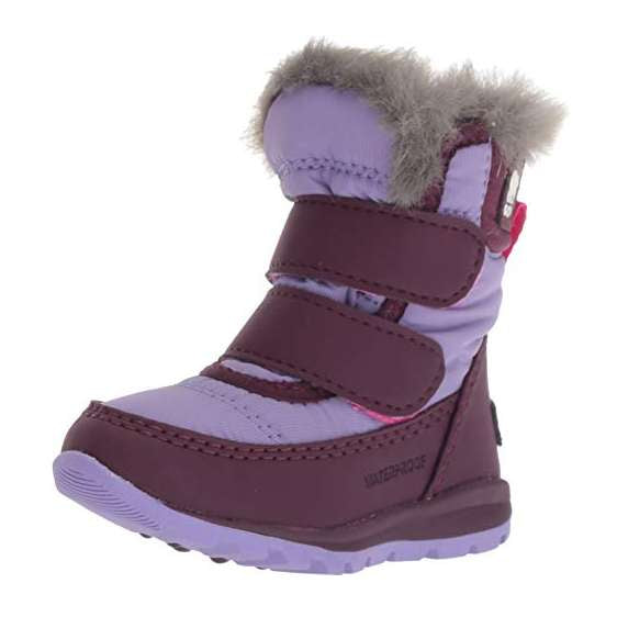 Sorel Toddler Whitney Strap Snow Boot (Quarry/Ultra Pink)