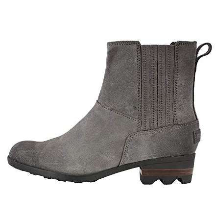 Sorel Women's Lolla Chelsea Boots (Quarry/Black Suede)
