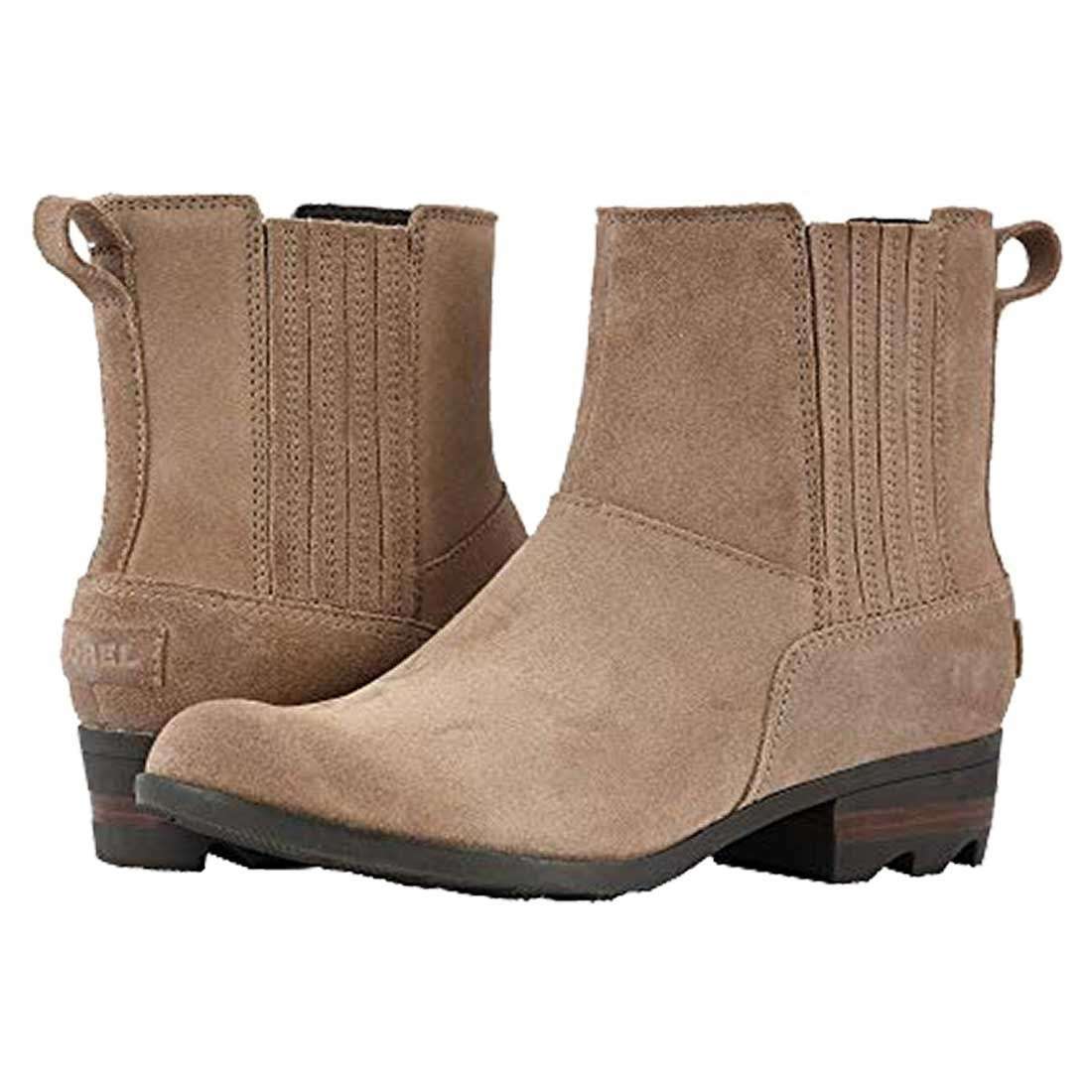 Sorel Women's Lolla Chelsea Boots (Ash Brown/Buffalo Suede)