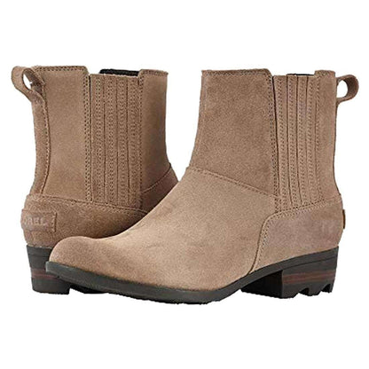 Sorel Women's Lolla Chelsea Boots (Ash Brown/Buffalo Suede)
