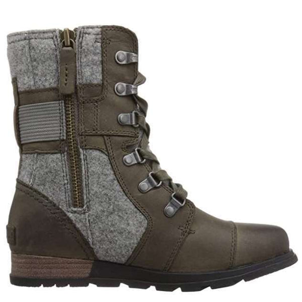 Sorel Women's Major Carly Combat Boot (Major/Quarry)