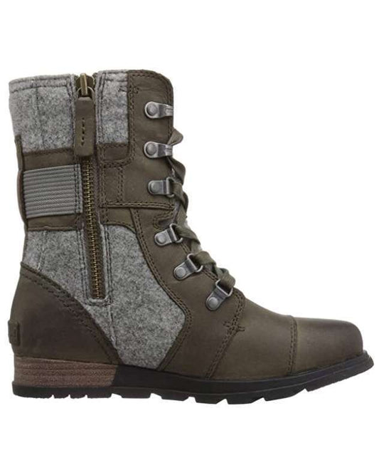 Sorel Women's Major Carly Combat Boot (Major/Quarry)