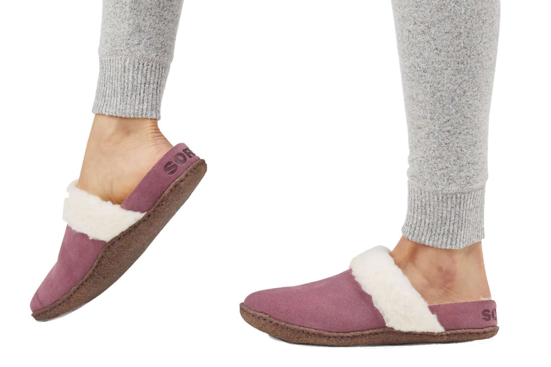 Sorel Women's Nakiska Slide II (Antique Mauve/Natural)