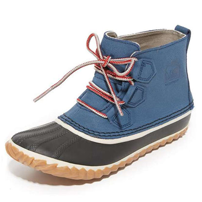 Sorel Women's Out N about Leather Snow Boot (Dark Mountain)