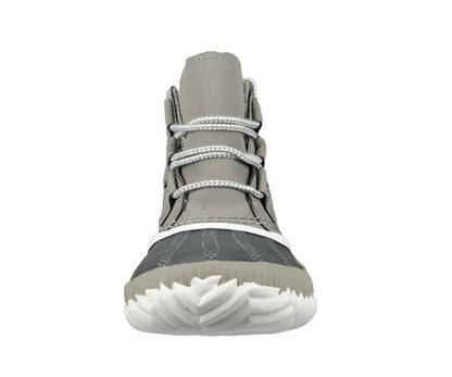Sorel Women's Out n About Plus Boots (Chrome Grey Leather Metallic Shell Combination)