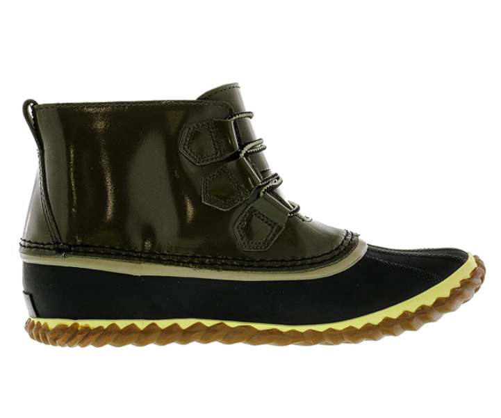 Sorel Women's Out 'n About Rain Boots (Zest/Dove)