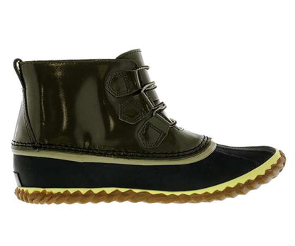 Sorel Women's Out 'n About Rain Boots (Zest/Dove)