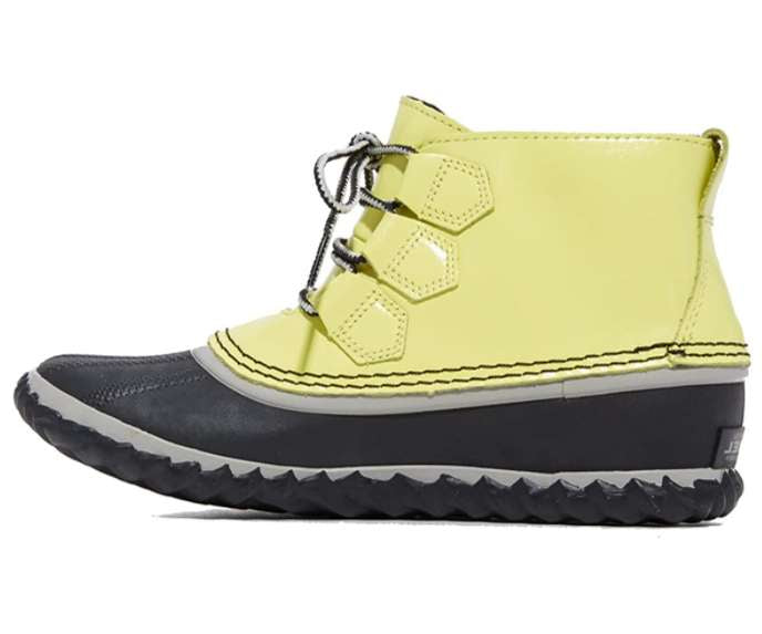 Sorel Women's Out 'n About Rain Boots (Zest/Dove)