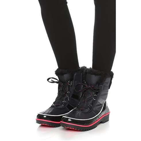 Sorel Women's Tivoli II Boot (Black/Pink) Previous Season