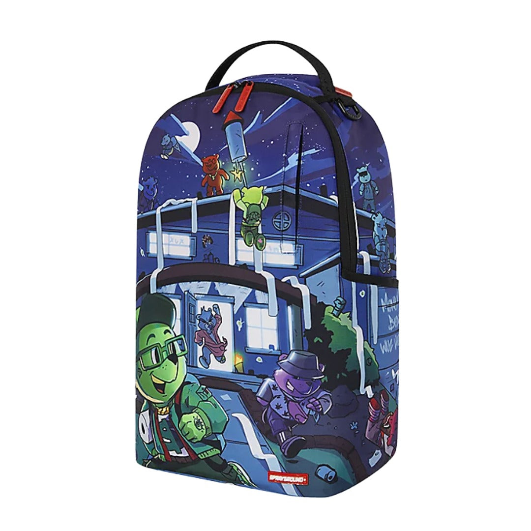 SPRAYGROUND Misfits Of Moneyville Blue Backpack