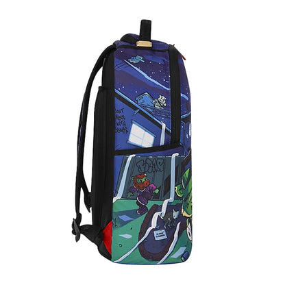 SPRAYGROUND Misfits Of Moneyville Blue Backpack