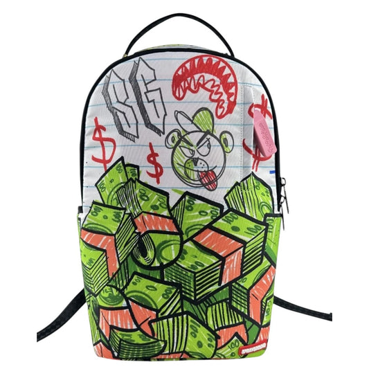 SPRAYGROUND Doodle Dreams Scribble Money DLXV BACKPACK