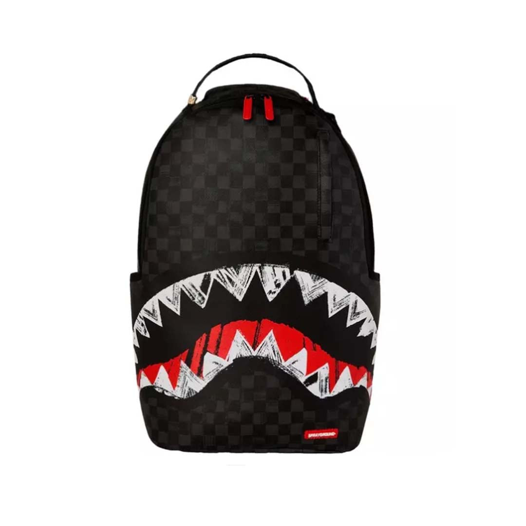 SPRAYGROUND Scribble Shark Check DLXSV Backpack