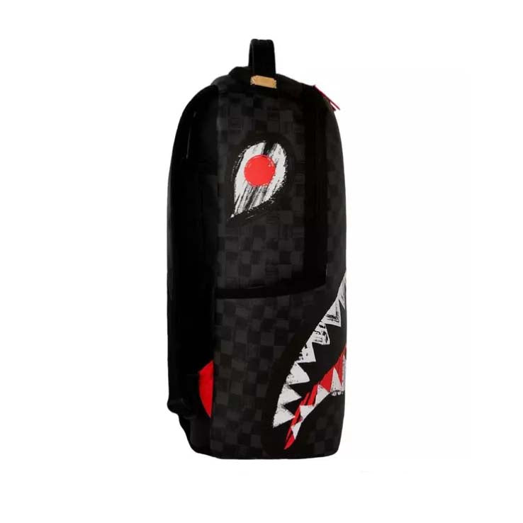 SPRAYGROUND Scribble Shark Check DLXSV Backpack