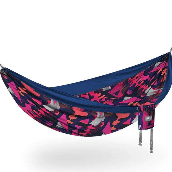 ENO DoubleNest Hammock Prints DNP255 Synthwave/Sapphire