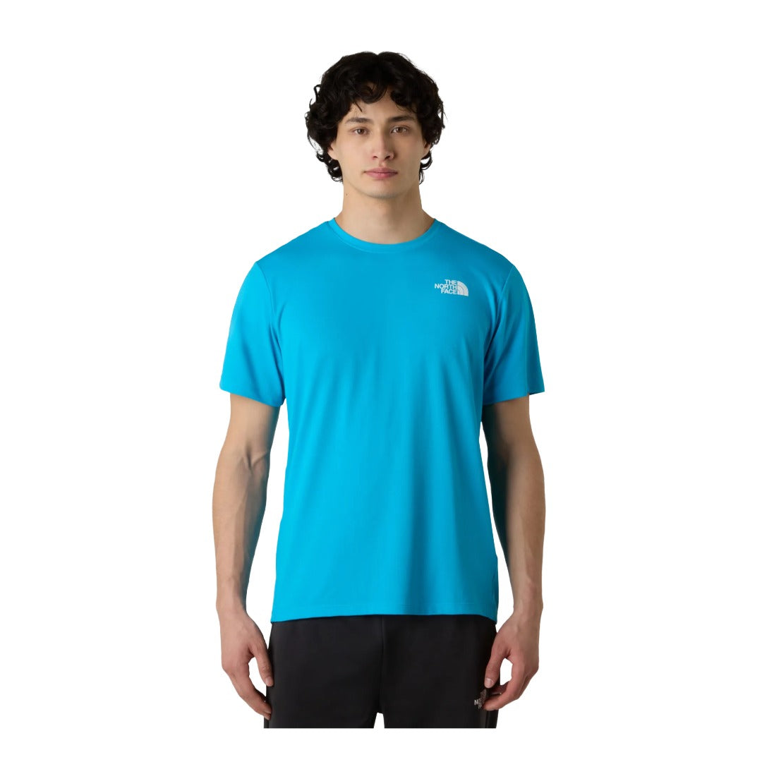 The North Face Men’s Core Box NSE Short Sleeve Tee featuring soft cotton fabric, ribbed crewneck, and bold Box NSE logo graphic on the chest for casual wear.