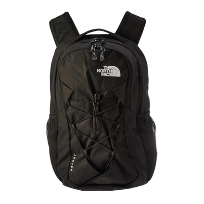 The North Face Jester Backpack with padded laptop sleeve, organized compartments, breathable back panel, and everyday commuter design.