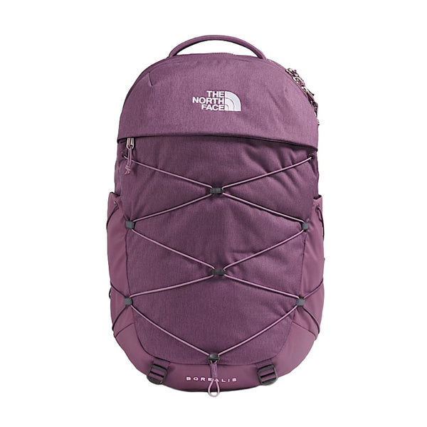The North Face Woemn's Borealis Backpack with FlexVent suspension, padded laptop compartment, and front bungee storage system.