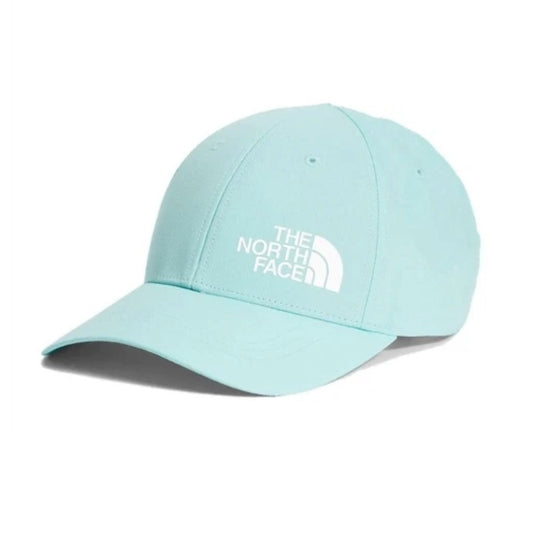 The North Face Women’s Horizon Hat featuring lightweight quick-drying fabric, curved brim, adjustable back strap, and embroidered logo for outdoor wear.