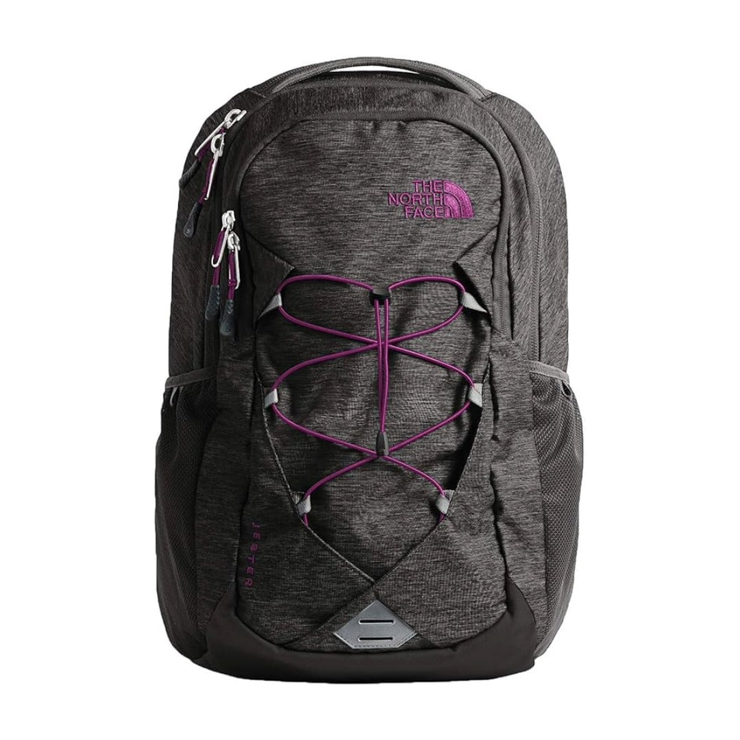 The North Face Jester Backpack with padded laptop sleeve, organized compartments, breathable back panel, and everyday commuter design.