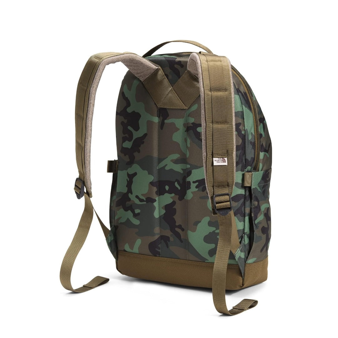THE NORTH FACE Daypack Backpack - Thyme Brushwood Camo Print/Military Olive/Kelp Tan