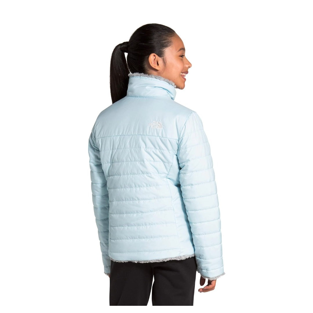 The North Face Girls' Mossbud Swirl Reversible Jacket - Starlight Blue
