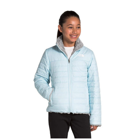 The North Face Girls' Mossbud Swirl Reversible Jacket - Starlight Blue